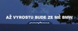Samolepka na auto Samolepka na auto Až vyrostu bude ze mě BMW 3016