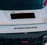 Samolepka na auto až vyrostu bude ze mě BMW