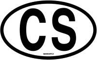 Samolepka na auto CS - MPZ Československo